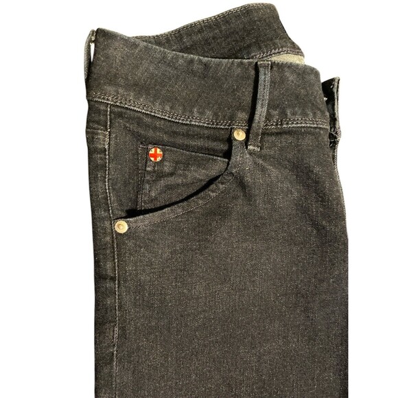 HUDSON Blue Jean Denim Size 28 Dark Blue Flap Pocket UK Flag‎ - Picture 6 of 9
